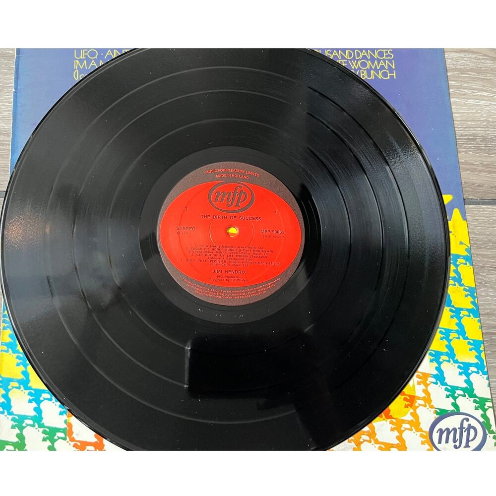 JIMI HENDRIX MUSIC RECORD 1970 MFP 50053 Vinyl RECORDED LIVE Birth Of Success